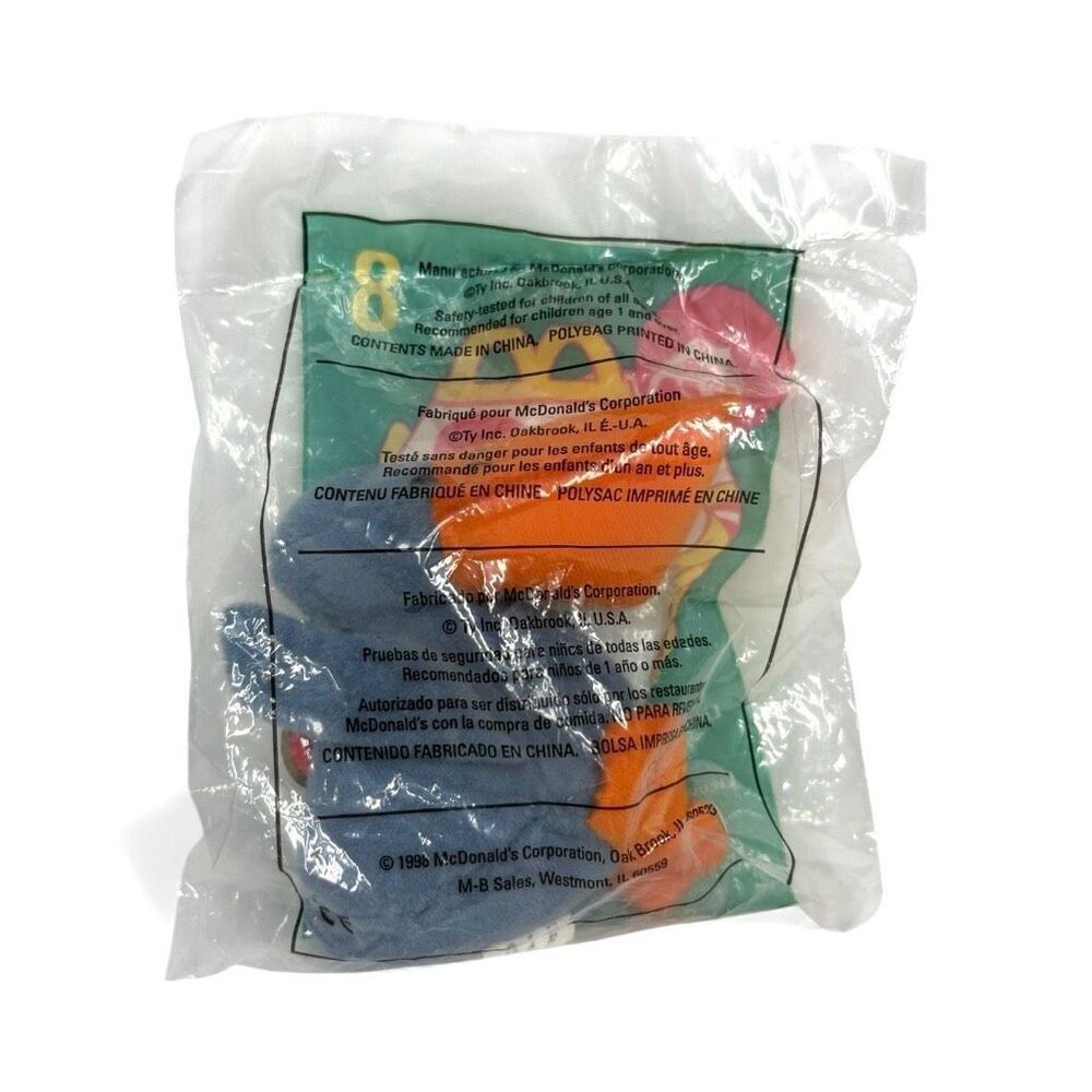 TY Beanie Baby SCOOP McDonald’s 1998 with 1993 Tag Error – Sealed New